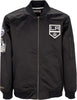 MITCHELL-&amp;-NESS-Giubbotto-Bomber-Uomo-Nhl-Lightweight-Satin-Bomber-Loskin-Black-da-uomo