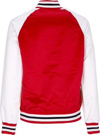 MITCHELL-&amp;-NESS-Giubbotto-Bomber-Uomo-Nhl-Primetime-Lw-Satin-Jacket-Chibla-Scarlet-da-uomo