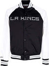 MITCHELL-&-NESS-Giubbotto-Bomber-Uomo-Nhl-Primetime-Lw-Satin-Jacket-Loskin-Black-da-uomo