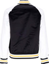 MITCHELL-&-NESS-Giubbotto-Bomber-Uomo-Nhl-Primetime-Lw-Satin-Jacket-Pitpen-Black-da-uomo