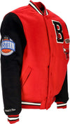 MITCHELL-&-NESS-Giubbotto-College-Uomo-Nba-Team-Legacy-Varsity-Jacket-Chibul-Red/black-da-uomo