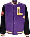 MITCHELL-&-NESS-Giubbotto-College-Uomo-Nba-Team-Legacy-Varsity-Jacket-Loslak-Purple/black-da-uomo