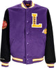MITCHELL-&amp;-NESS-Giubbotto-College-Uomo-Nba-Team-Legacy-Varsity-Jacket-Loslak-Purple/black-da-uomo