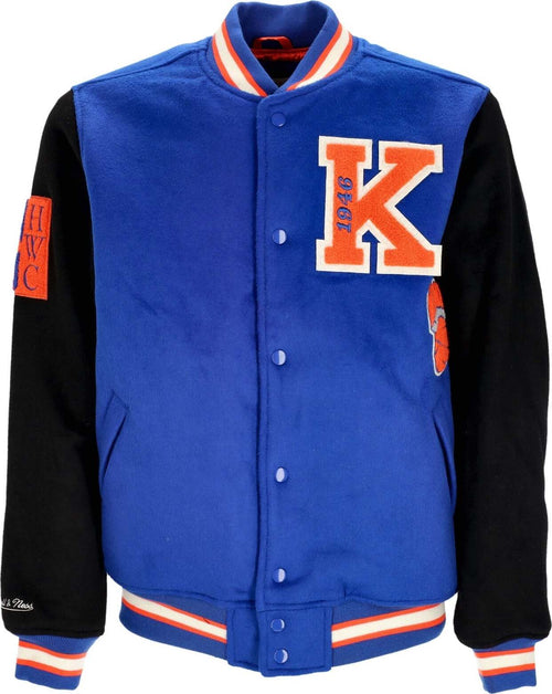 MITCHELL-&-NESS-Giubbotto-College-Uomo-Nba-Team-Legacy-Varsity-Jacket-Neykni-Royal/black-da-uomo
