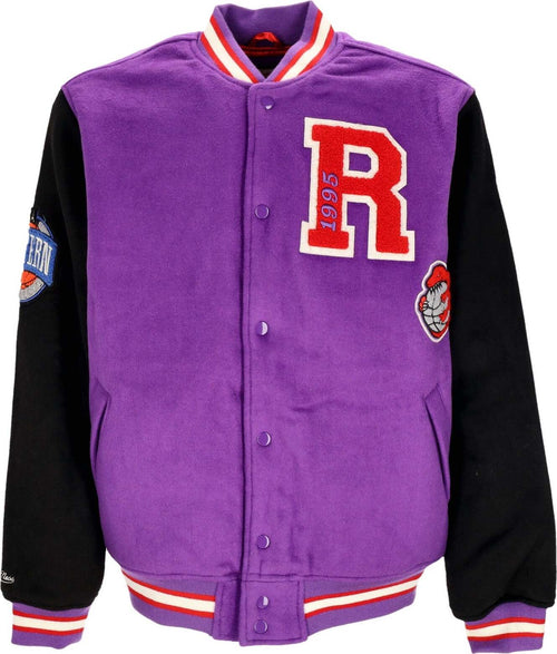 MITCHELL-&-NESS-Giubbotto-College-Uomo-Nba-Team-Legacy-Varsity-Jacket-Torrap-Purple/black-da-uomo