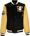 MITCHELL-&-NESS-Giubbotto-College-Uomo-Nhl-Team-Legacy-Varsity-Jacket-Anaduc-Black/gold-da-uomo