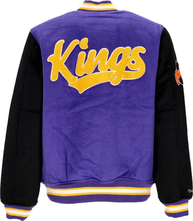 MITCHELL-&amp;-NESS-Giubbotto-College-Uomo-Nhl-Team-Legacy-Varsity-Jacket-Loskin-Purple/black-da-uomo