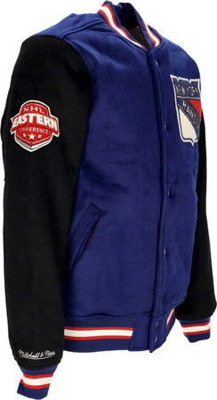 MITCHELL-&amp;-NESS-Giubbotto-College-Uomo-Nhl-Team-Legacy-Varsity-Jacket-Neyran-Royal/black-da-uomo