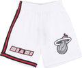 MITCHELL-&amp;-NESS-Pantaloncino-Basket-Uomo-Nba-Cracked-Cement-Swingman-Short-1996-Miahea-White-da-uomo
