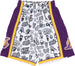 MITCHELL-&-NESS-Pantaloncino-Basket-Uomo-Nba-Doodle-Swingman-Shorts-Hardwood-Classics-Loslak-Original-Team-Colors-da-uomo
