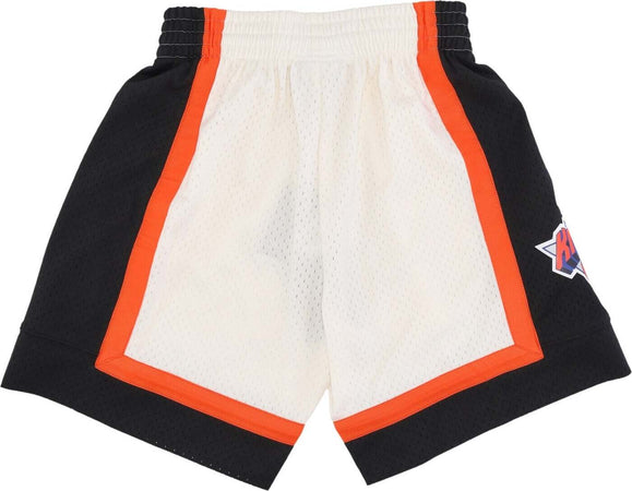 MITCHELL-&amp;-NESS-Pantaloncino-Basket-Uomo-Nba-Off-White-Team-Color-Swingman-Shorts-Hardwood-Classics-1996-Neykni-Off-White-da-uomo