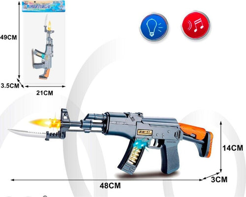 Mitragliatrice Giocattolo Con Musica E Luci Pistola Fucile Per Bambini Di Et? 3+ Giochi e giocattoli/Giochi d'imitazione e accessori di travestimento/Accessori per travestimento/Armi giocattolo/Pistole giocattolo Trade Shop italia - Napoli, Commerciovirtuoso.it