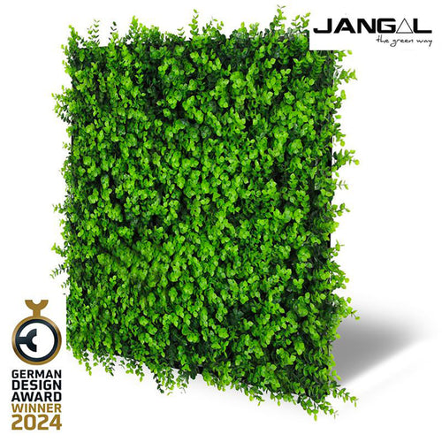 JANGAL Pannelli acustici Modulabili in FLORA sintetica ULTRAREALISTICA 52x52cm mod. MIXED BUXUS - Eternal Parquet