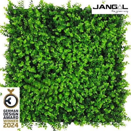 JANGAL Pannelli acustici Modulabili in FLORA sintetica ULTRAREALISTICA 52x52cm mod. MIXED BUXUS - Eternal Parquet