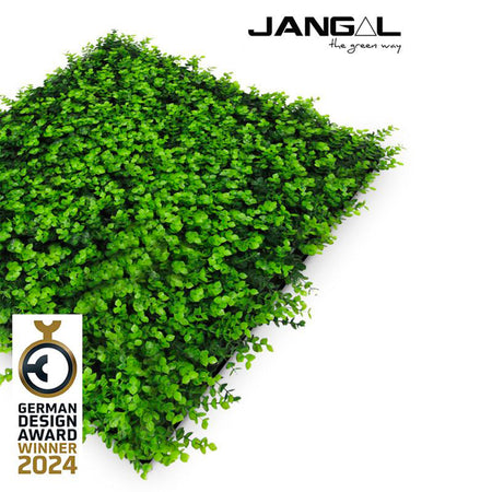 JANGAL Pannelli acustici Modulabili in FLORA sintetica ULTRAREALISTICA 52x52cm mod. MIXED BUXUS - Eternal Parquet