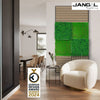 JANGAL Pannelli acustici Modulabili in FLORA sintetica ULTRAREALISTICA 52x52cm mod. DESIGN GRASS