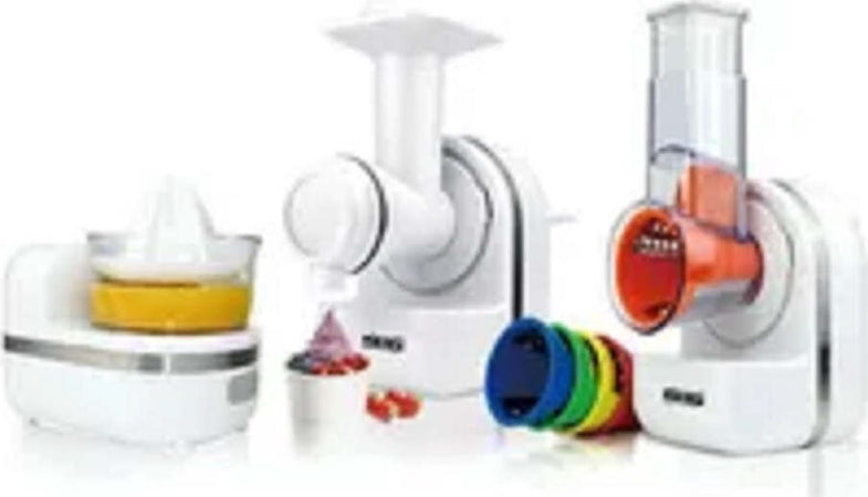 Mixer 3 In 1 Robot Da Cucina Succo Marmellata Dessert Spremiagrumi 220-240v 150w Casa e cucina/Elettrodomestici per la cucina/Robot da cucina frullatori e impastatrici/Mixer da cucina/Sbattitori elettrici Trade Shop italia - Napoli, Commerciovirtuoso.it