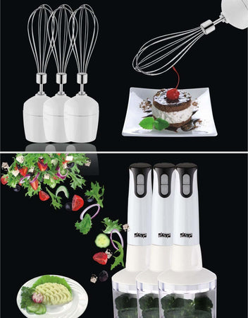 MIXER A IMMERSIONE 2 VELOCITà ROBOT DA CUCINA SBATTITORE MINI TRITATUTTO 300W  Trade Shop italia - Napoli, Commerciovirtuoso.it