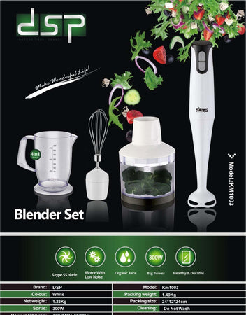 MIXER A IMMERSIONE 2 VELOCITà ROBOT DA CUCINA SBATTITORE MINI TRITATUTTO 300W  Trade Shop italia - Napoli, Commerciovirtuoso.it