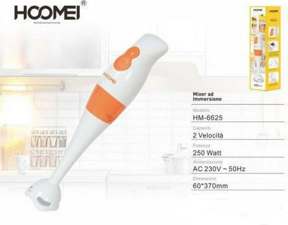 Mixer Ad Immersione Multifunzione 2 Velocita' 250 W Cucina Hoomei Hm-6625 Casa, arredamento e bricolage > Elettrodomestici > Frullatori Trade Shop italia - Napoli, Commerciovirtuoso.it
