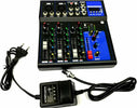 MIXER-AUDIO-4-CANALI-PROFESSIONALE-USB-CON-ECHO-DELAY-DJ-KARAOKE-PIANOBAR-LIVE