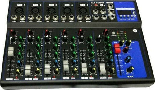 Mixer-Audio-Professionale-7-Canali-Usb-Con-Echo-delay-Dj-Karaoke-Pianobar