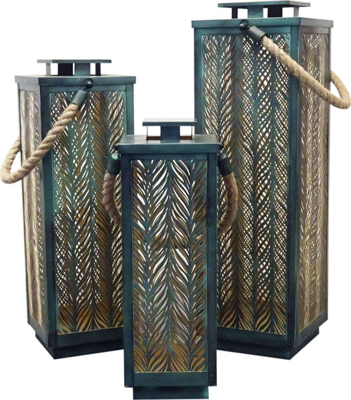 MIZUKI---set-di-3-lanterne-in-metallo-Verde-Milani-Home