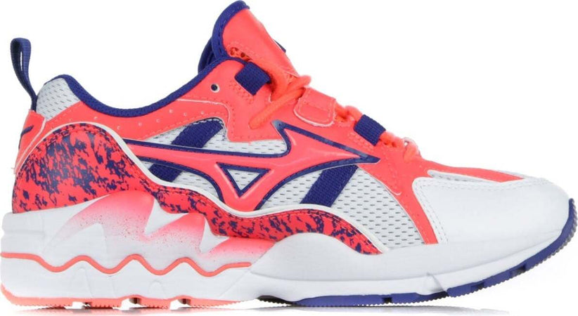 MIZUNO-Scarpa-Bassa-Uomo-Wawe-Rider-1-White/fiery-Coral/mazarine-Blue-da-uomo