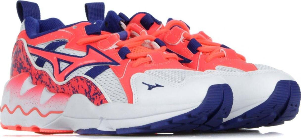 MIZUNO-Scarpa-Bassa-Uomo-Wawe-Rider-1-White/fiery-Coral/mazarine-Blue-da-uomo