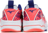 MIZUNO-Scarpa-Bassa-Uomo-Wawe-Rider-1-White/fiery-Coral/mazarine-Blue-da-uomo