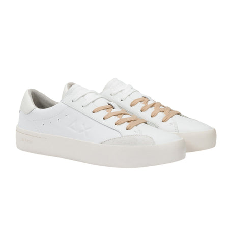 SUN68 sneaker uomo sun68 - street leather - bianco da uomo
