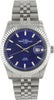M&M Primo Emporio Orologio da Polso In Acciaio Unisex Acciaio Inox e Argento Quadrante Blu Rotondo1054ab Moda/Uomo/Orologi/Orologi da polso Milano Fashion Watch - Marcianise, Commerciovirtuoso.it