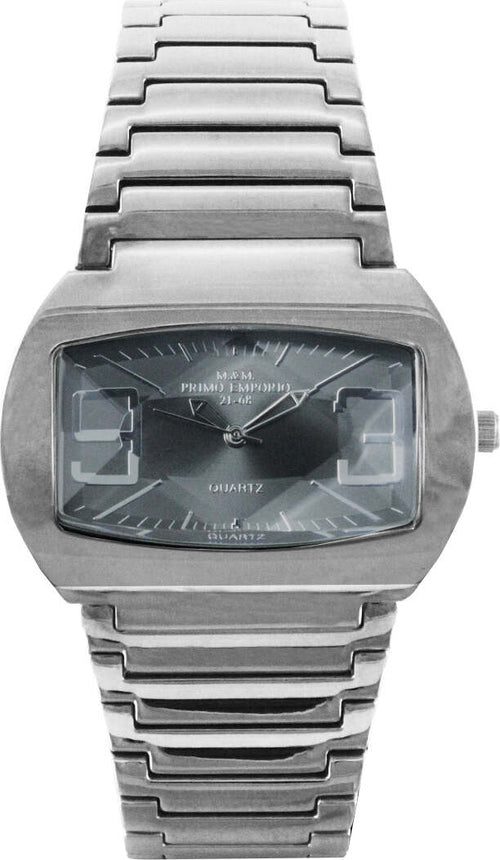 M&m Primo Emporio Orologio Donna 140g Orologio Analogico Da Polso Casual in Acciaio Inossidabile Con Quadrante Rettangolare Grigio Orologio Resistente All'acqua Moda/Donna/Orologi/Orologi da polso Milano Fashion Watch - Marcianise, Commerciovirtuoso.it