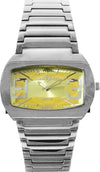 M&m Primo Emporio Orologio Donna 140y Da Polso Orologio Analogico in Acciaio Inossidabile Con Quadrante Rettangolare Giallo Resistente All'acqua Moda/Donna/Orologi/Orologi da polso Milano Fashion Watch - Marcianise, Commerciovirtuoso.it