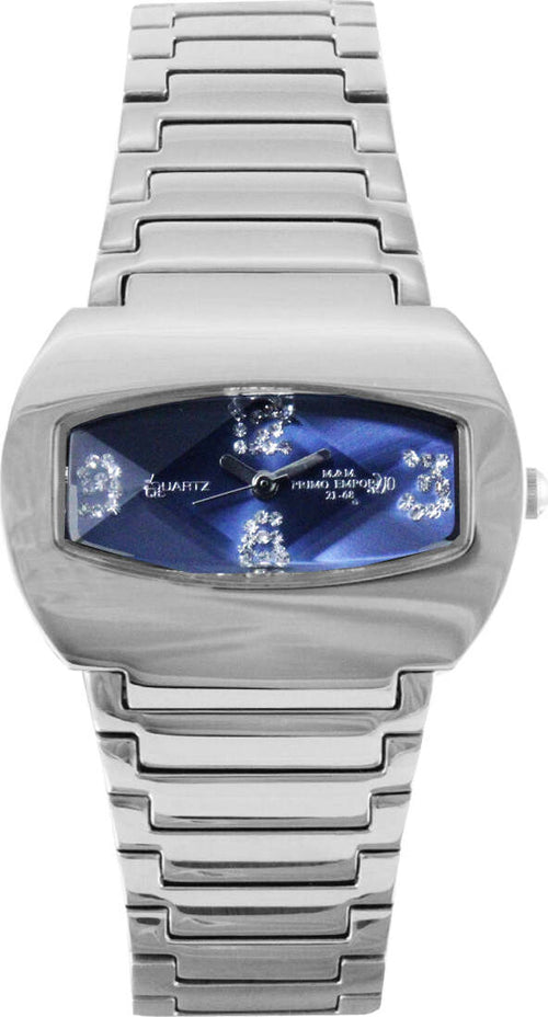 M&m Primo Emporio Orologio Donna 141c Analogico in Acciaio Orologio Da Polso Con Quadrante Rettangolare Blu Resistente All'acqua Moda/Donna/Orologi/Orologi da polso Milano Fashion Watch - Marcianise, Commerciovirtuoso.it