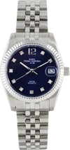M&m Primo Emporio Orologio Donna 30mm Lady Date 1081sb Orologio Analogico Da Polso Cinturino in Maglia Acciaio Quadrante Blu Rotondo Cassa in Acciaio Moda/Uomo/Orologi/Orologi da polso Milano Fashion Watch - Marcianise, Commerciovirtuoso.it