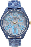 M&m Primo Emporio Orologio Donna Crystal Summer 1012a Orologio Analogico Azzurro Con Cinturino in Pelle E Quadrante Tondo Con Swarovski Numeri Grandi Moda/Donna/Orologi/Orologi da polso Milano Fashion Watch - Marcianise, Commerciovirtuoso.it