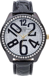 M&m Primo Emporio Orologio Donna Crystal Summer 1012n Analogico Orologio Da Polso Nero Cinturino in Pelle Con Quadrante Tondo E Swarovski Numeri Grandi Moda/Donna/Orologi/Orologi da polso Milano Fashion Watch - Marcianise, Commerciovirtuoso.it