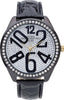 M&m Primo Emporio Orologio Donna Crystal Summer 1012n Analogico Orologio Da Polso Nero Cinturino in Pelle Con Quadrante Tondo E Swarovski Numeri Grandi Moda/Donna/Orologi/Orologi da polso Milano Fashion Watch - Marcianise, Commerciovirtuoso.it