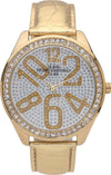 M&m Primo Emporio Orologio Donna Crystal Summer 1012o Analogico Orologio Da Polso Oro Con Quadrante Grande Tondo E Cinturino in Pelle Numeri Grandi Moda/Donna/Orologi/Orologi da polso Milano Fashion Watch - Marcianise, Commerciovirtuoso.it