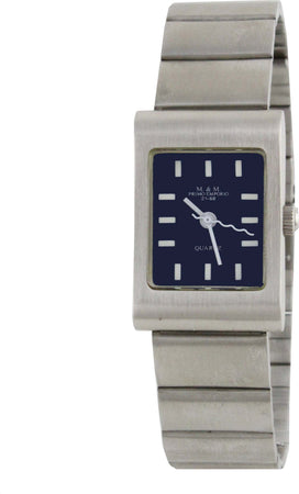 M&m Primo Emporio Orologio Donna Da Polso Analogico Orologio Casual Quadrante Quadrato Blu E Cinturino in Acciaio Moda/Donna/Orologi/Orologi da polso Milano Fashion Watch - Marcianise, Commerciovirtuoso.it