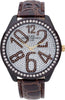 M&m Primo Emporio Orologio Donna Da Polso Crystal Summer 1012m Orologio Analogico in Acciaio Inossidabile E Pelle Marrone Quadrante Tondo Bianco Con Swarovski E Numeri Grandi Moda/Donna/Orologi/Orologi da polso Milano Fashion Watch - Marcianise, Commerciovirtuoso.it