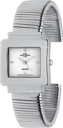 M&m Primo Emporio Orologio Donna Tubogas 560w Da Polso Orologio in Acciaio Inossidabile Orologio Bracciale Aperto Quadrante Analogico Quadrato Bianco Moda/Donna/Orologi/Orologi da polso Milano Fashion Watch - Marcianise, Commerciovirtuoso.it