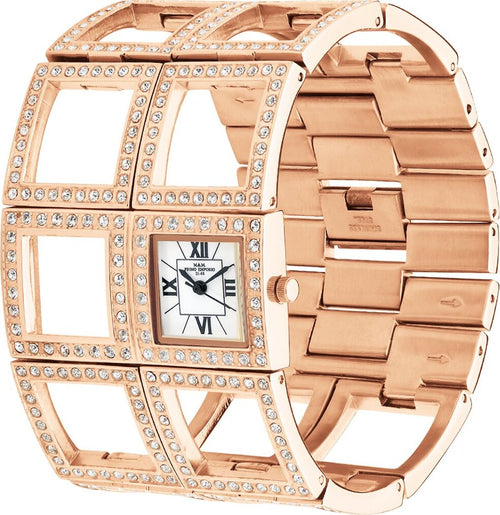 M&m Primo Emporio Orologio Rigido Donna Con Zirconi 738rsw Orologio a Bracciale Analogico Con Quadrante Quadrato Piccolo Bianco E Cinturino Ramato Con Zirconi Moda/Donna/Orologi/Orologi da polso Milano Fashion Watch - Marcianise, Commerciovirtuoso.it