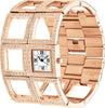 M&m Primo Emporio Orologio Rigido Donna Con Zirconi 738rsw Orologio a Bracciale Analogico Con Quadrante Quadrato Piccolo Bianco E Cinturino Ramato Con Zirconi Moda/Donna/Orologi/Orologi da polso Milano Fashion Watch - Marcianise, Commerciovirtuoso.it