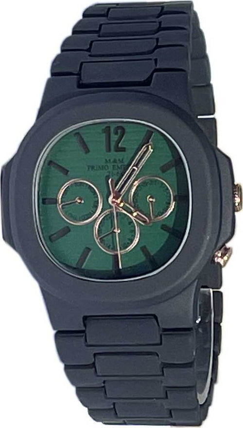 M&m Primo Emporio Orologio Tre Compact Uomo in Policarbonato Nero Orologio Casual Analogico Quadrante Tondo Con Dettagli Ramati Moda/Uomo/Orologi/Orologi da polso Milano Fashion Watch - Marcianise, Commerciovirtuoso.it