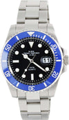 M&m Primo Emporio Orologio Uomo Sub Con Ghiera Blu in Ceramica Blu 1101/nb Orologio Da Polso Analogico Quadrante Tondo Nero Resistente All'acqua 5 Atm Orologio in Acciaio Inossidabile Moda/Uomo/Orologi/Orologi da polso Milano Fashion Watch - Marcianise, Commerciovirtuoso.it