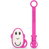 Catenella clip e animale faccia piatta Matchstick Monkey