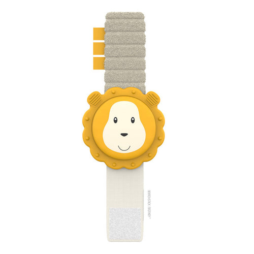 Gioco per la dentizione da polso Leone Matchstick Monkey - Arancio e grigio