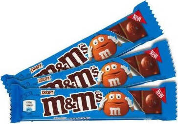 M&m's Tavoletta Mini Crispy Cioccolata Mini Arachidi monoporzione 31g Alimentari e cura della casa/Snack dolci e salati/Cioccolata/Assortita Non solo alimenti - Albano Laziale, Commerciovirtuoso.it